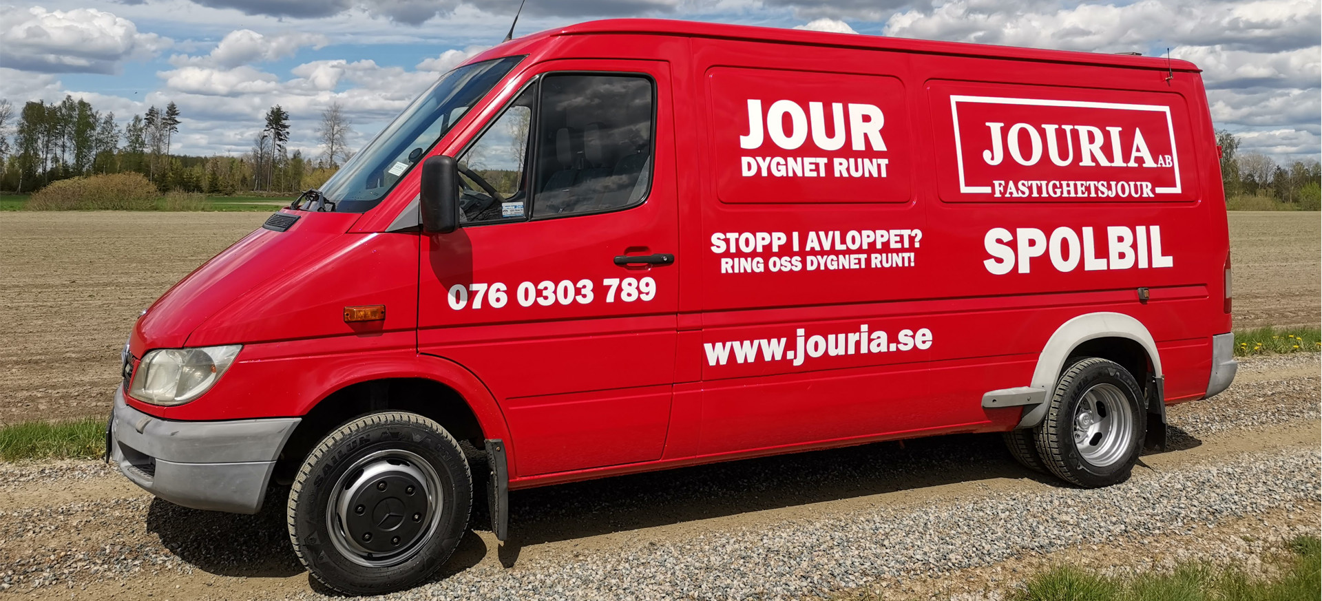 Spolbil och avloppsrensning i Växjö, Alvesta, Älmhult, Lessebo & Tingsryd